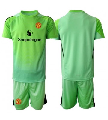 Manchester United Målmand Replika Babytøj Tredje sæt Børn 2025-26 Kortærmet (+ Korte bukser)